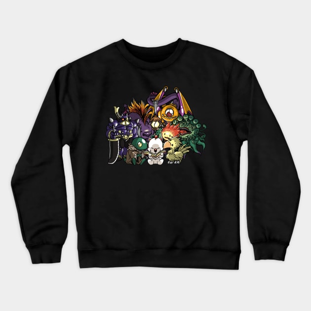 Kupò's Fantasy Literature Club no text Crewneck Sweatshirt by KinkajouDesign